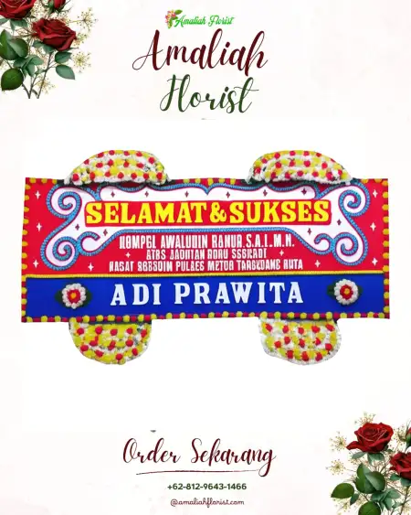 Papan Bunga Ucapan Selamat Nanggela
